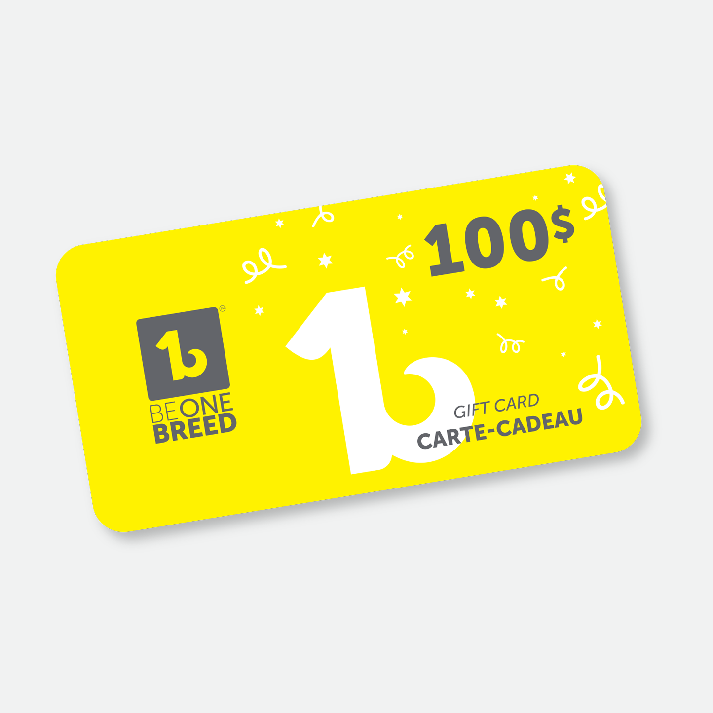 BeOneBreed e-gift card