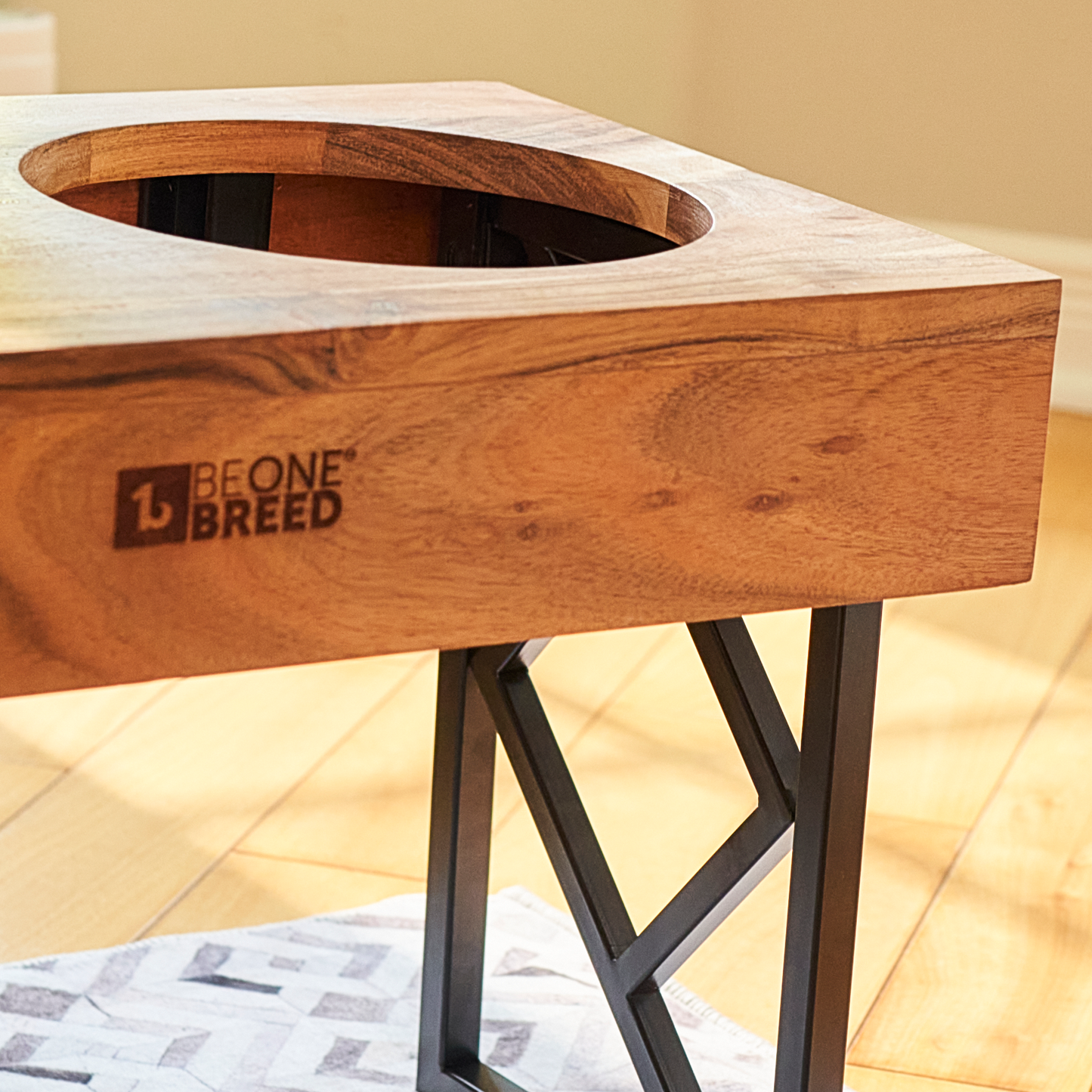 Bol double avec support ajustable