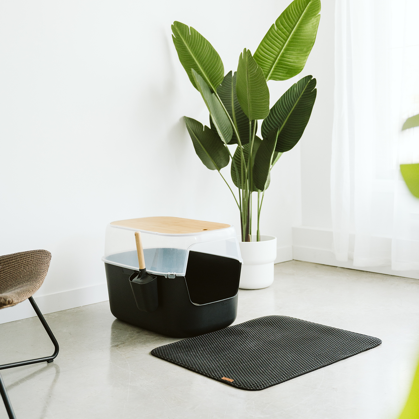 Grand tapis de litière de luxe