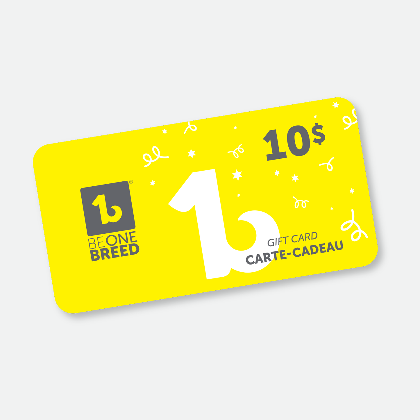 BeOneBreed e-gift card