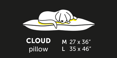 Cloud Pillow Bed sizes