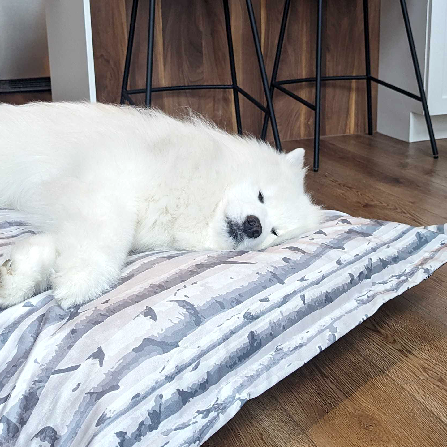Supplementry cloud dog bed cover, birch wood