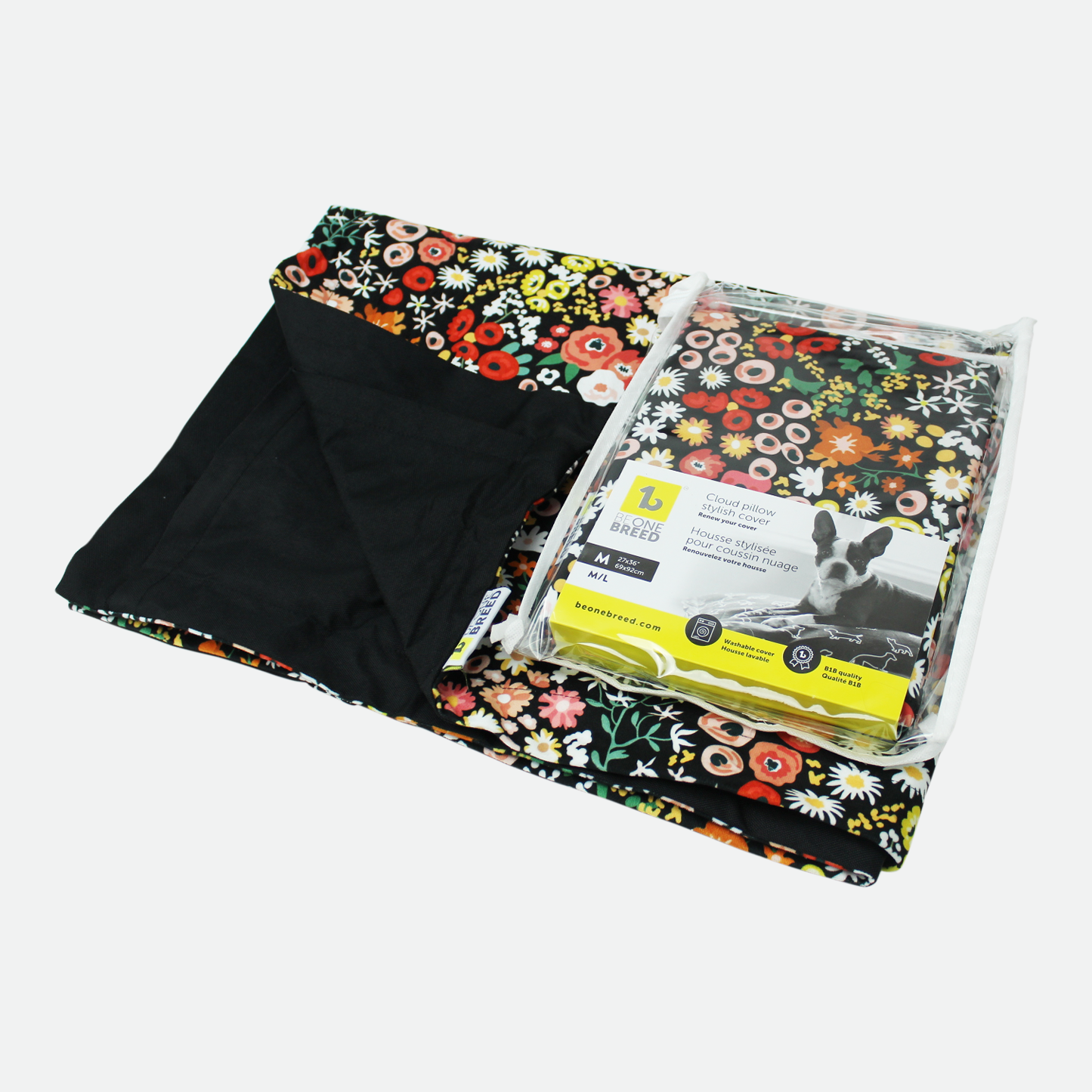 Housse stylisée pour coussin nuage, 2 tailles