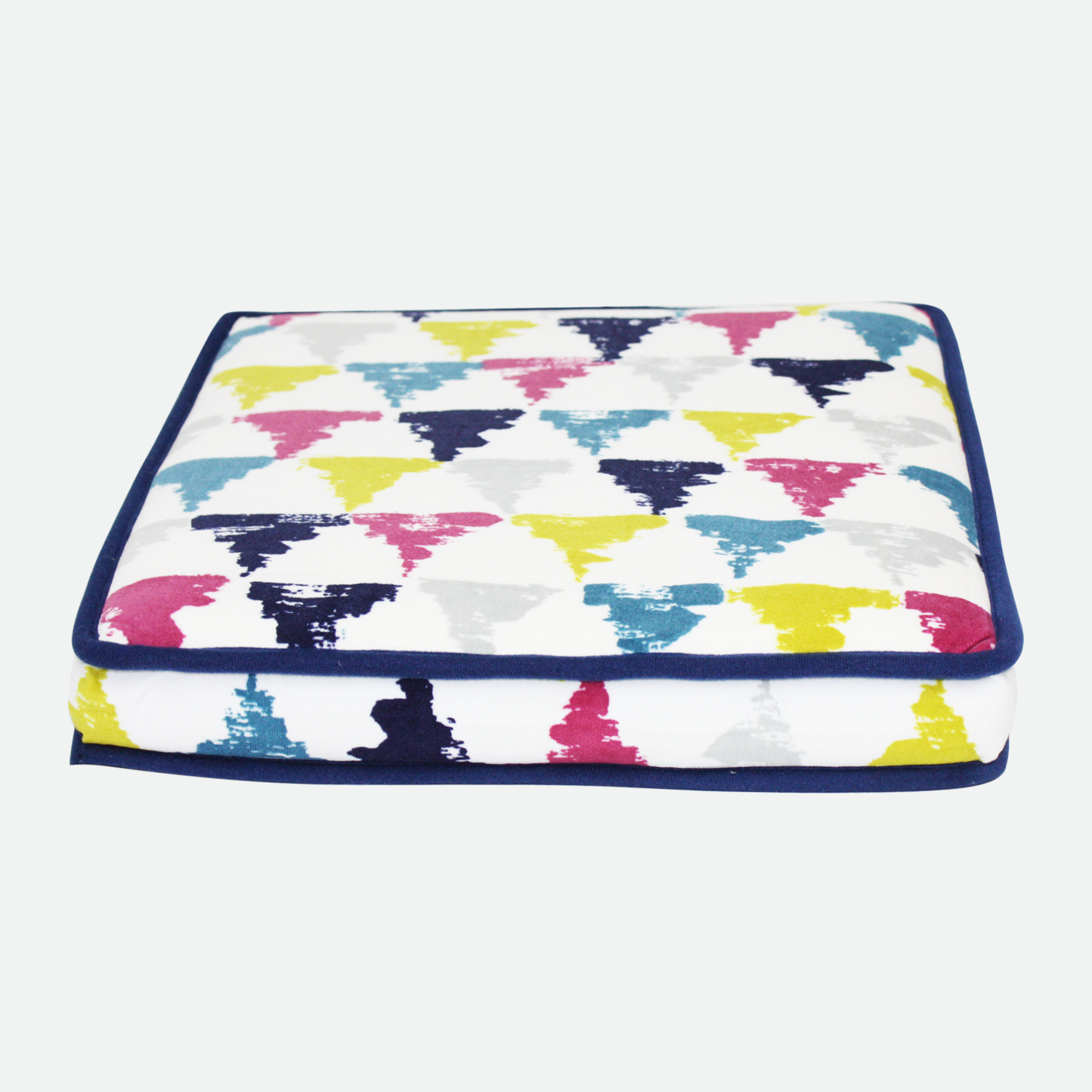 Katt3 memory foam bed colorful triangles style
