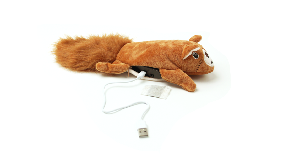 Electronic motion toy for cat, squirrel style