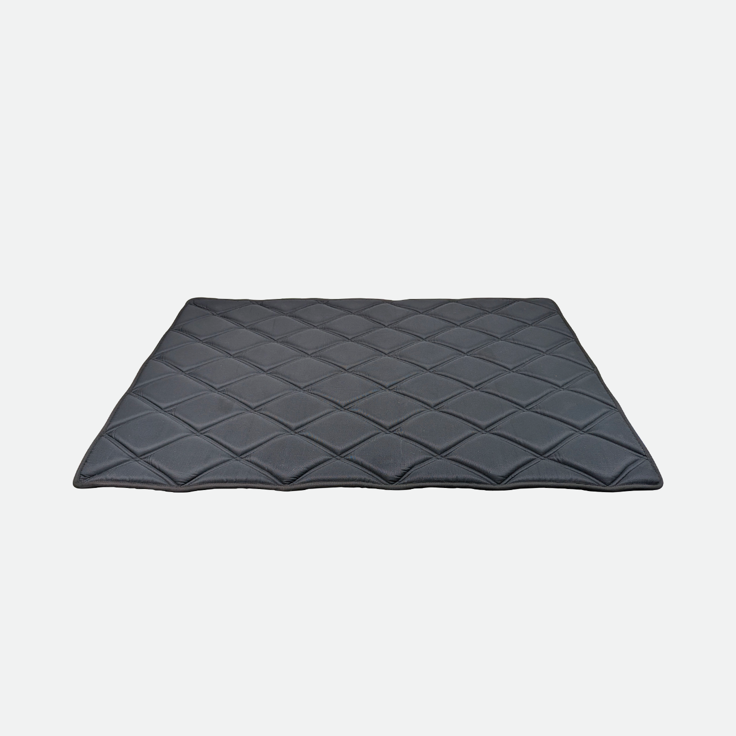 Refreshing crate mat for dog with memory foam