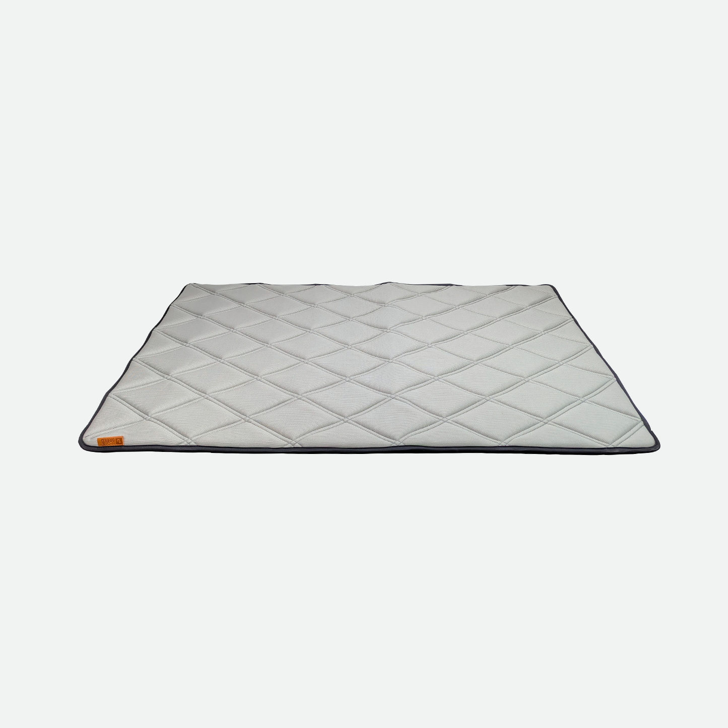 Refreshing crate mat for dog with memory foam