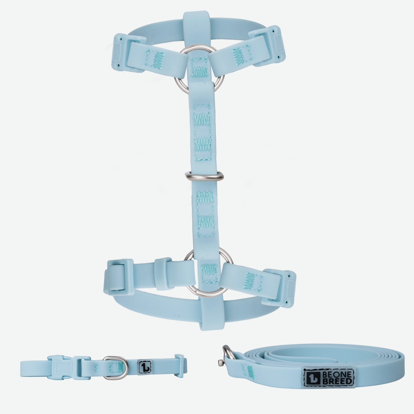 Lightweight silicone small dog walking kit
