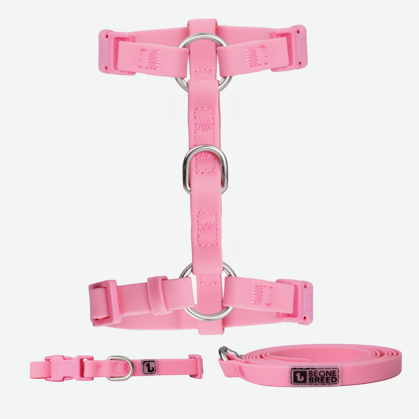 Lightweight silicone small dog walking kit