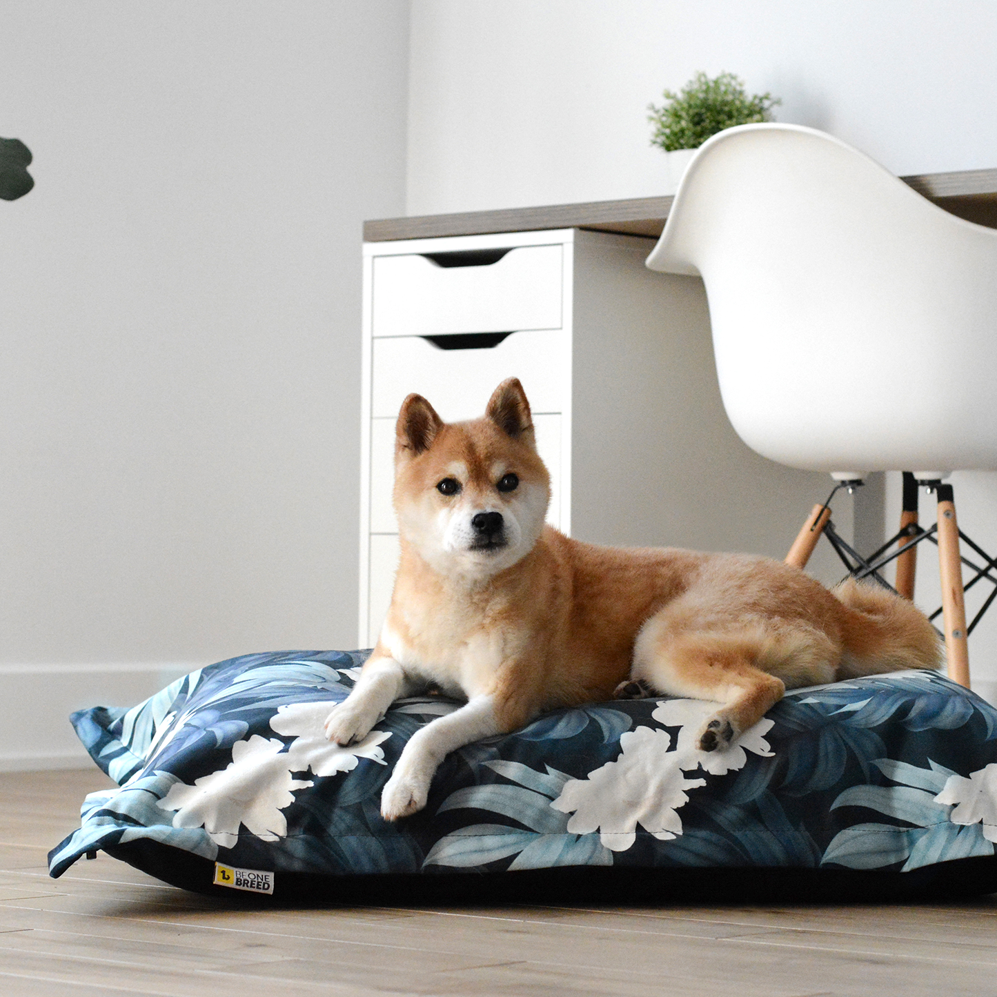 Supplementry cloud dog bed cover, peonies
