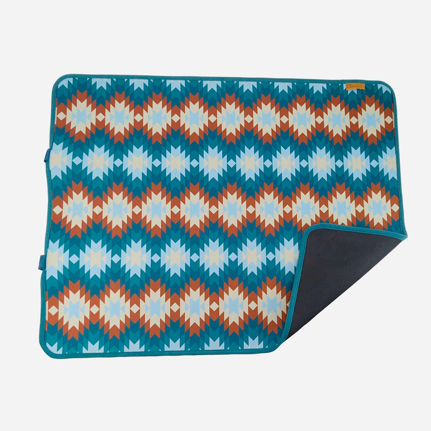 Adventure travel mat for dog with non-slip base