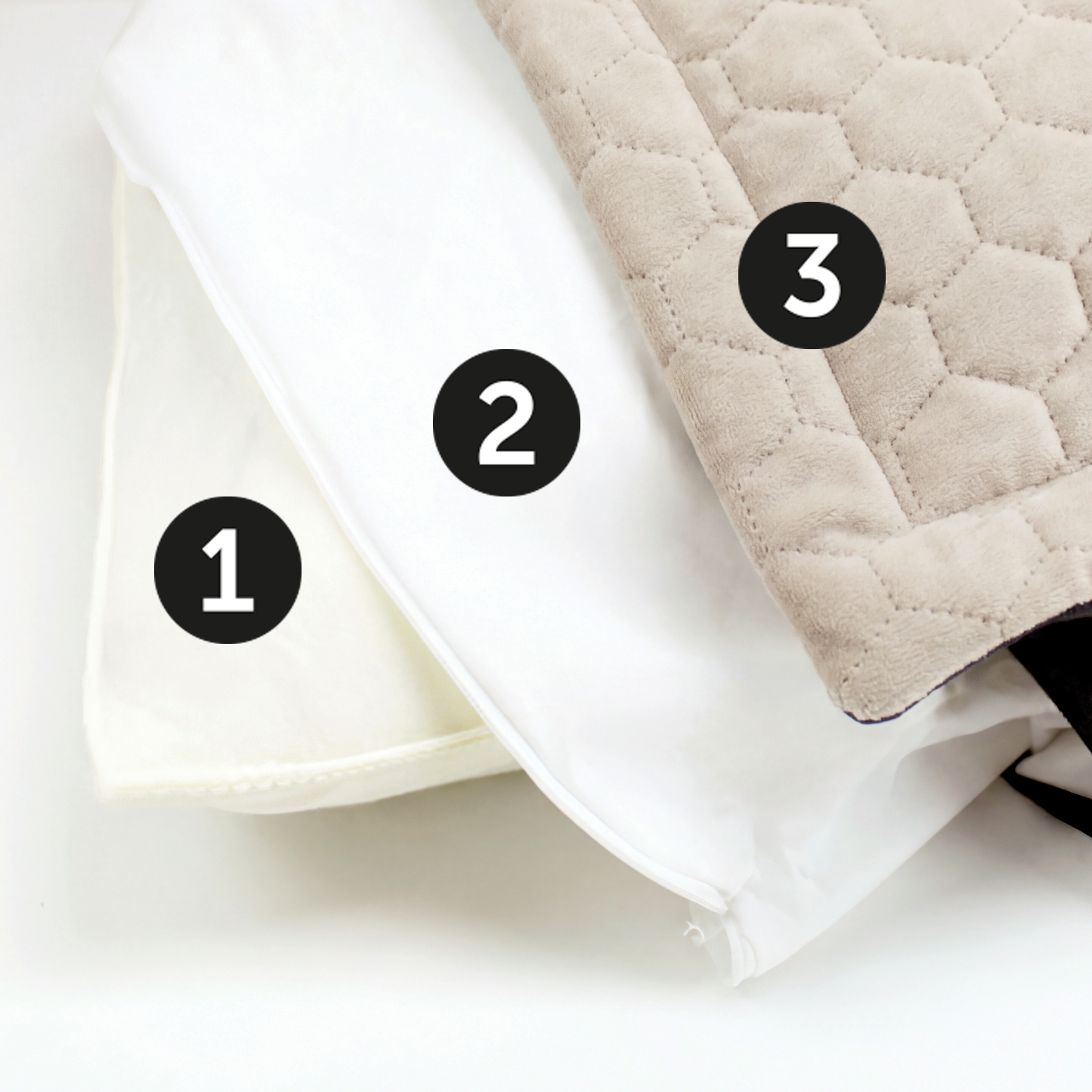 Cloud pillow water resistant liner, 2 sizes