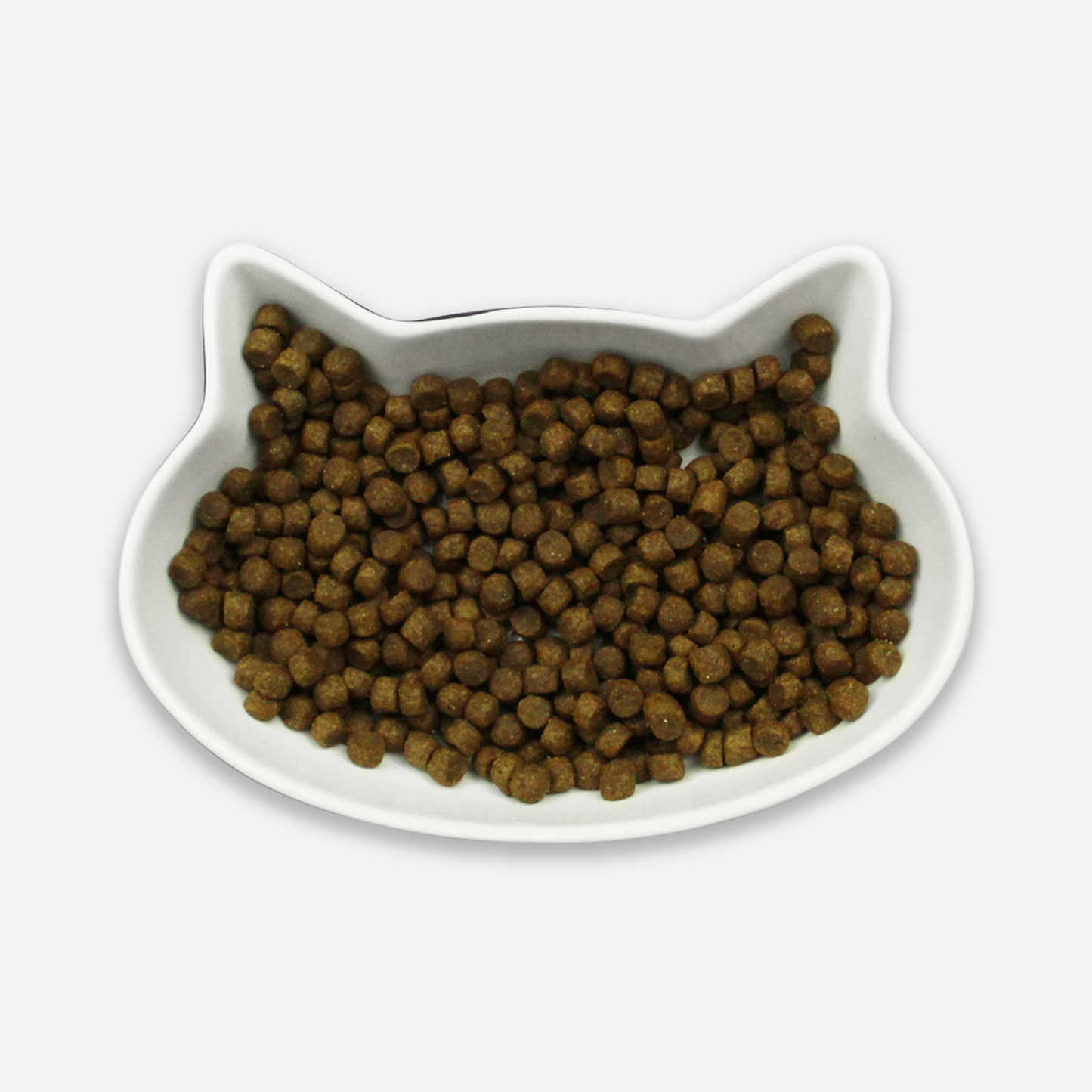 Ceramic bowl for cat, black