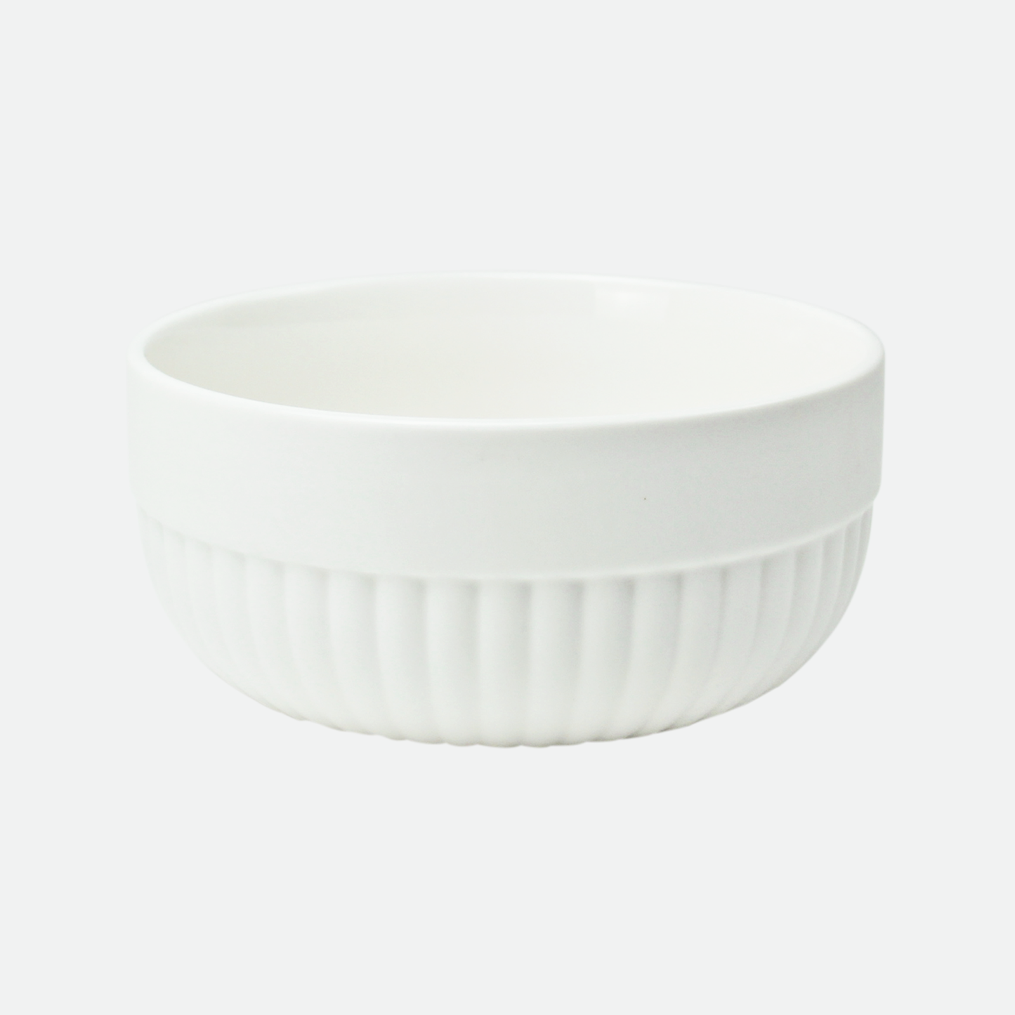 Decorative ceramic bowl for pet, white