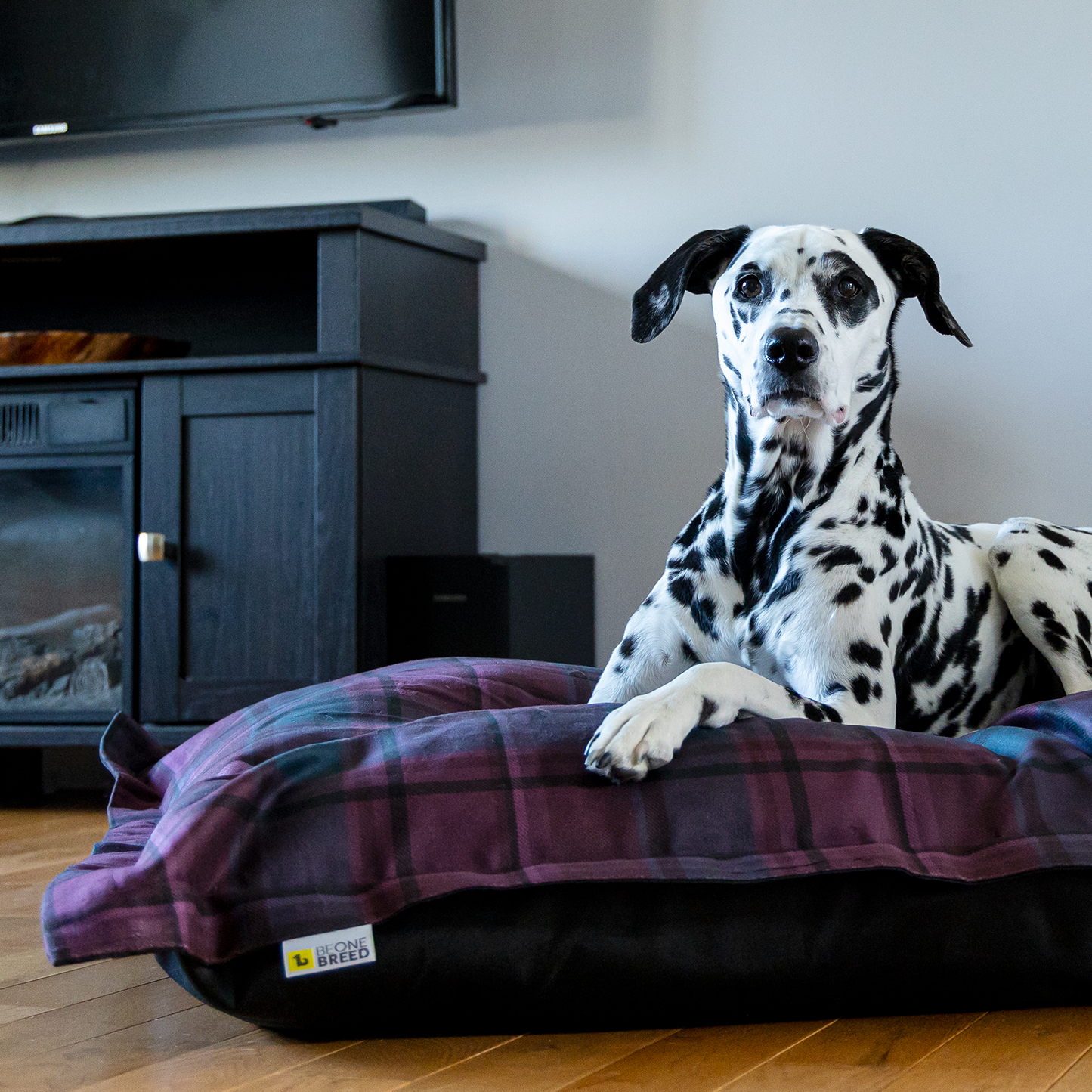 Supplementry cloud dog bed cover, hunter plaid