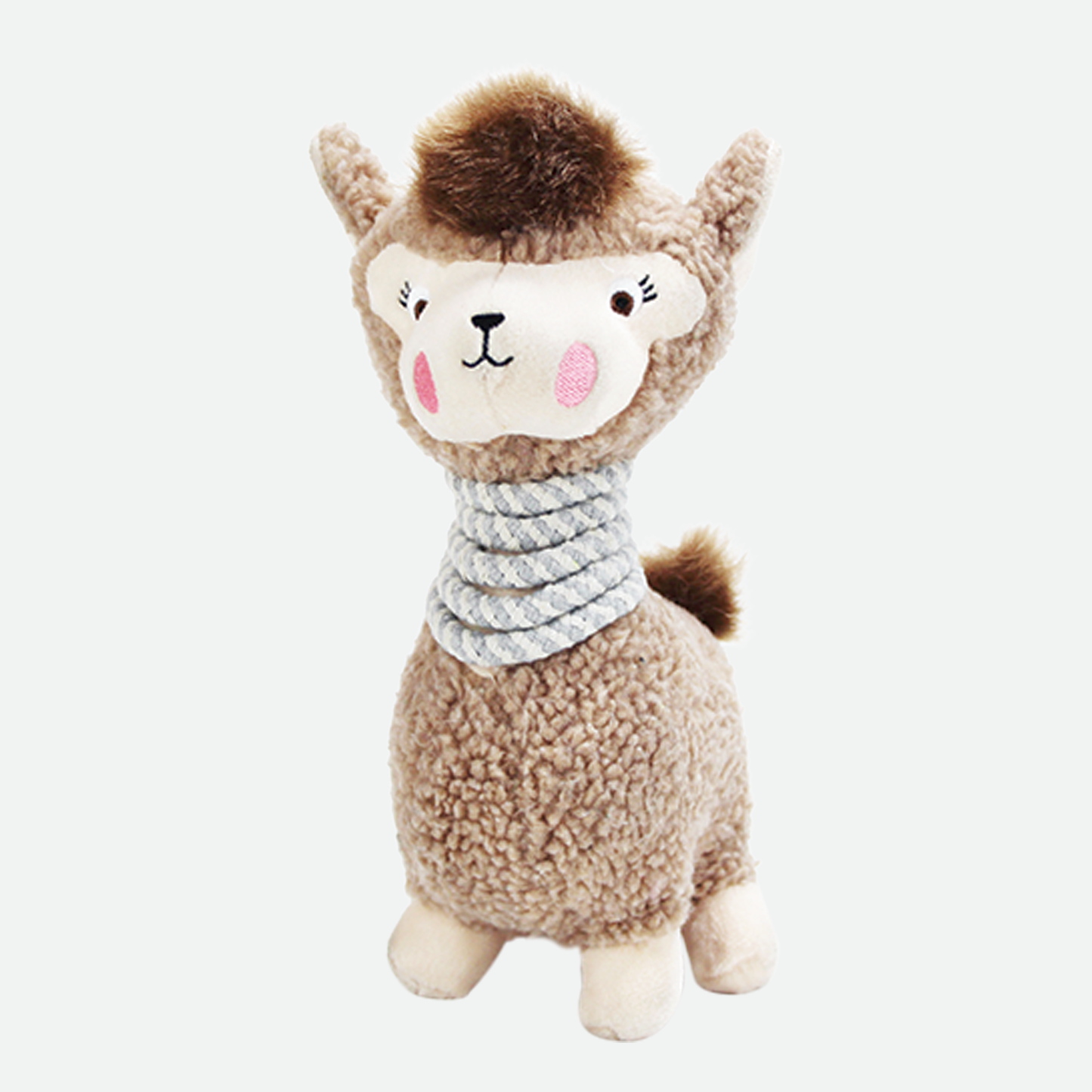 Plush toy for dog, llama style