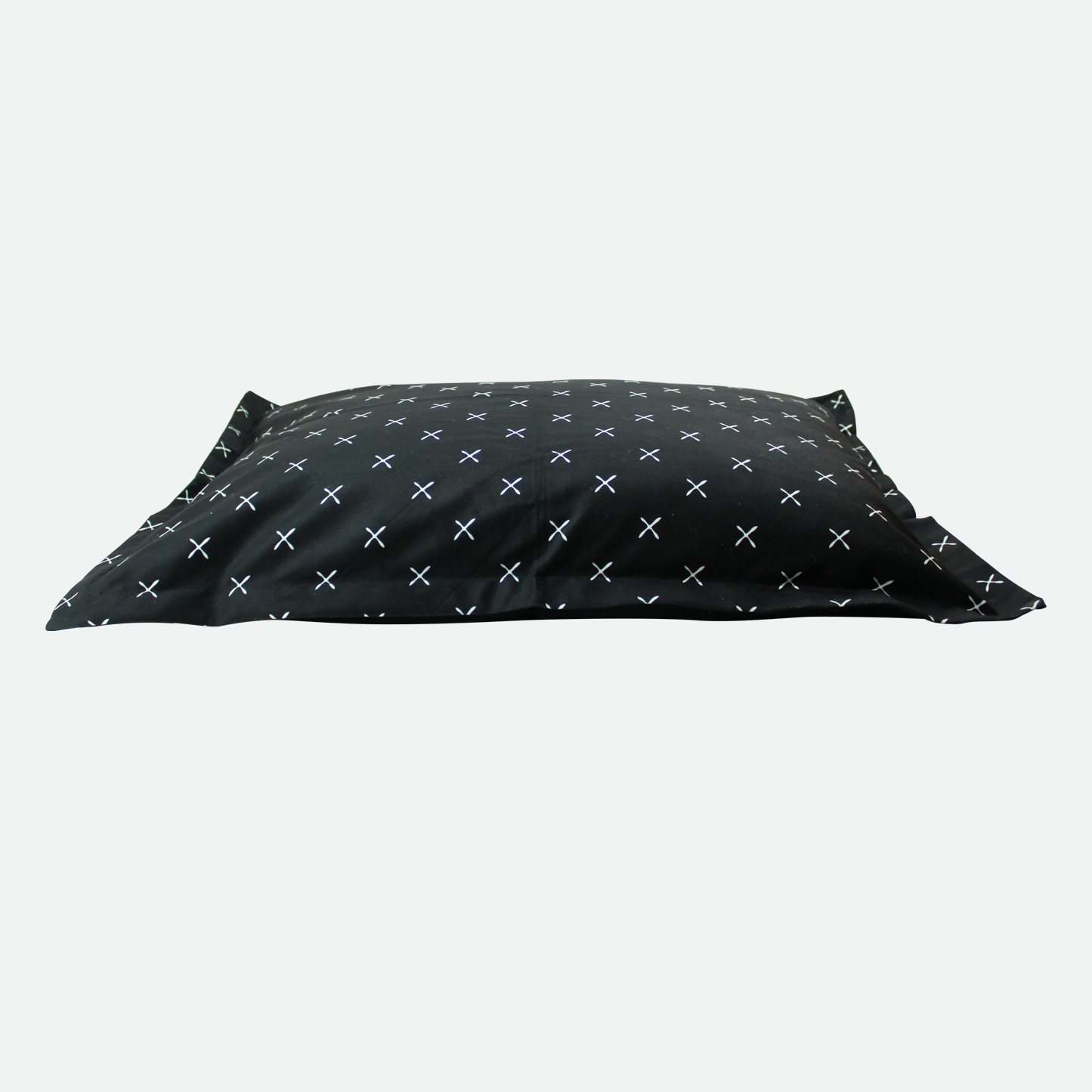 Memory foam dog bed, black X style