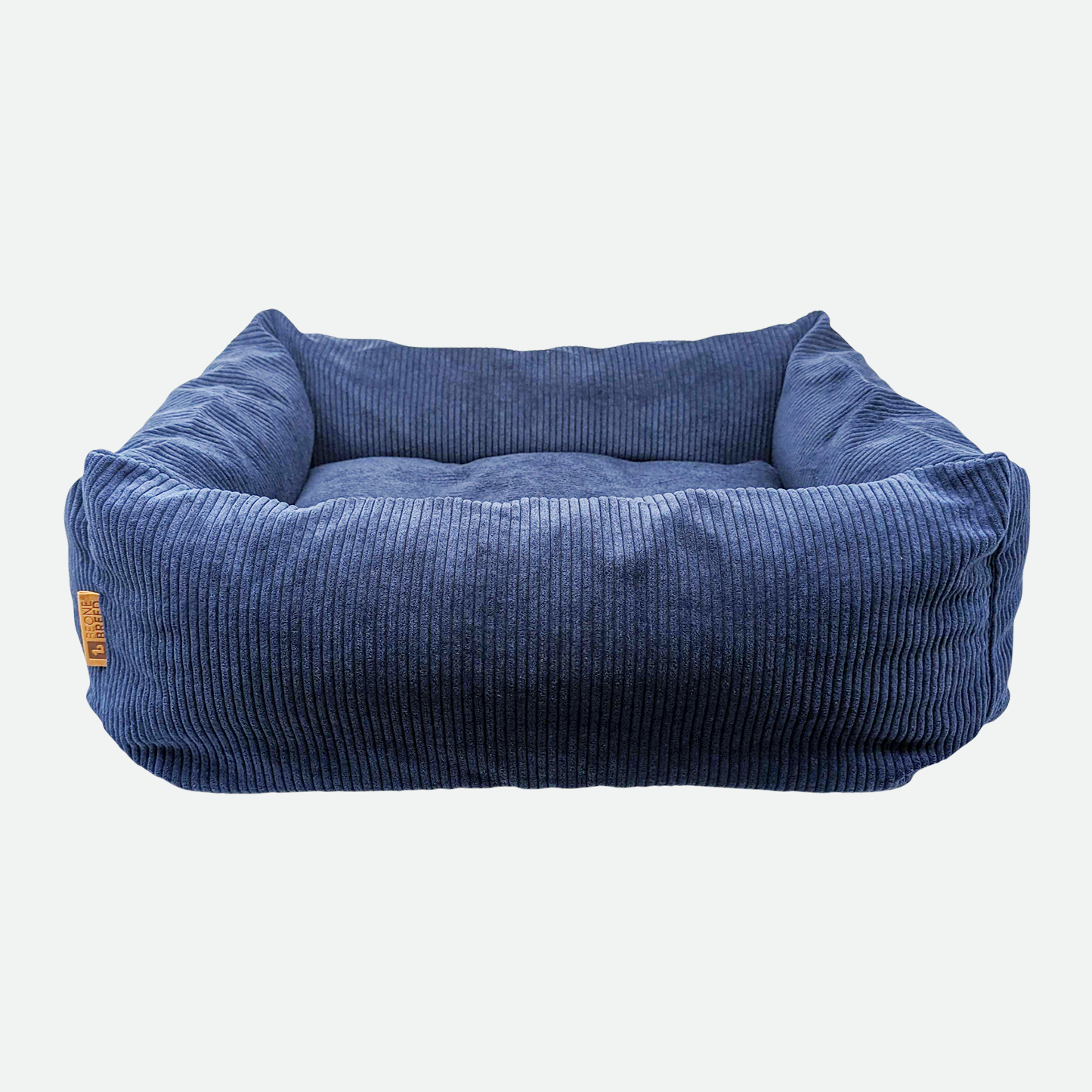 BeOneBreed Cozy Bed Corduroy Navy Blue Small Size Medium