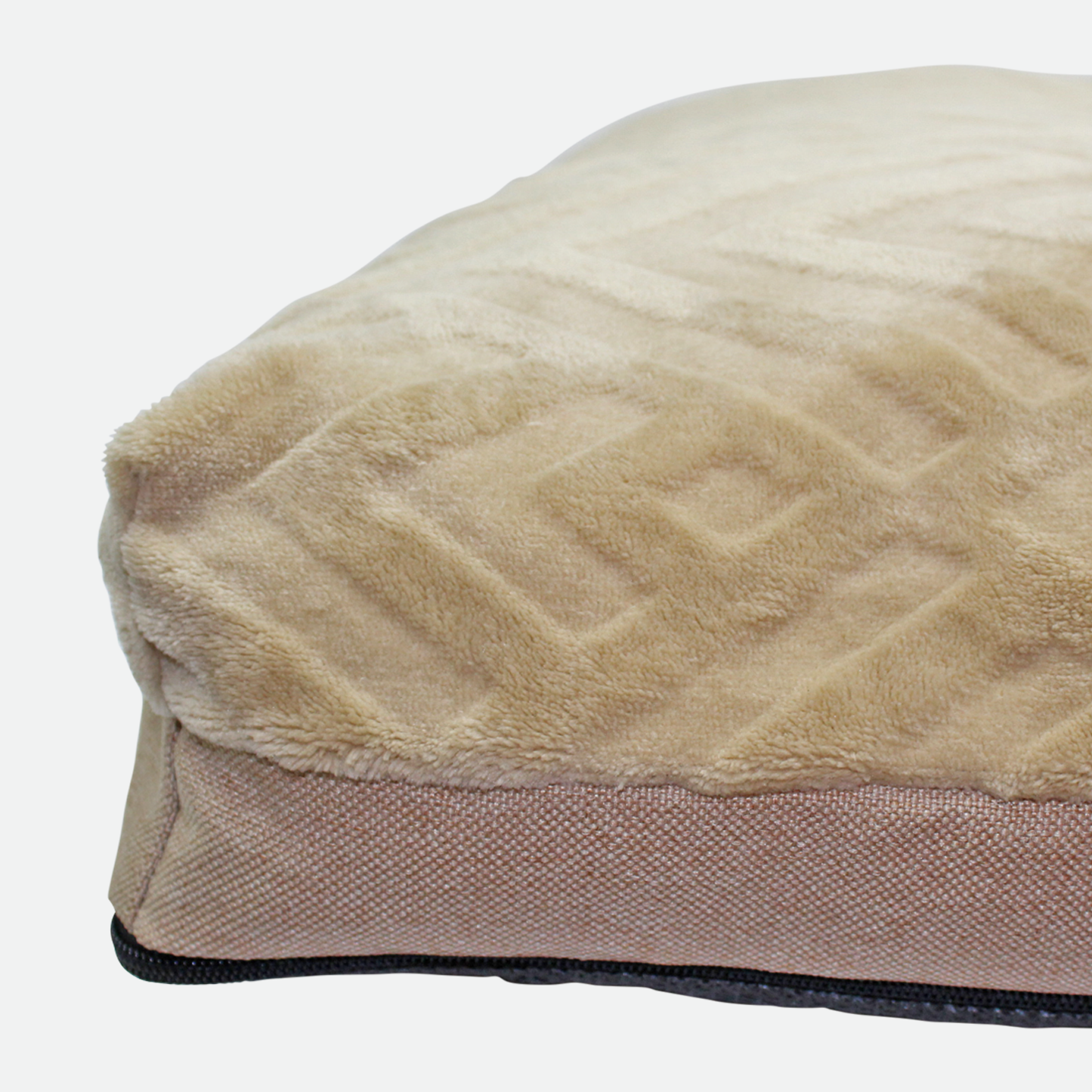 Memory foam pet bed, beige style