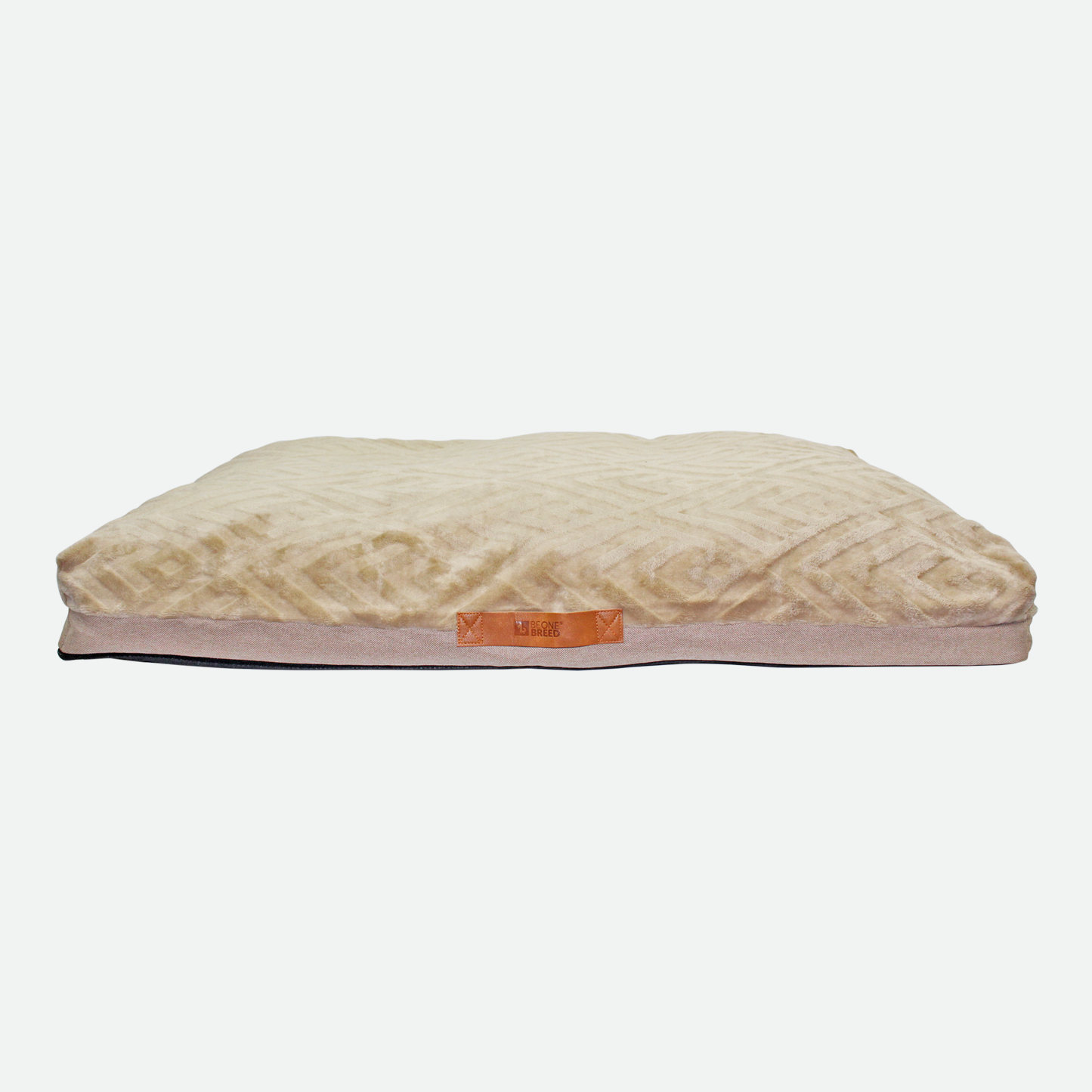 Memory foam pet bed, beige style