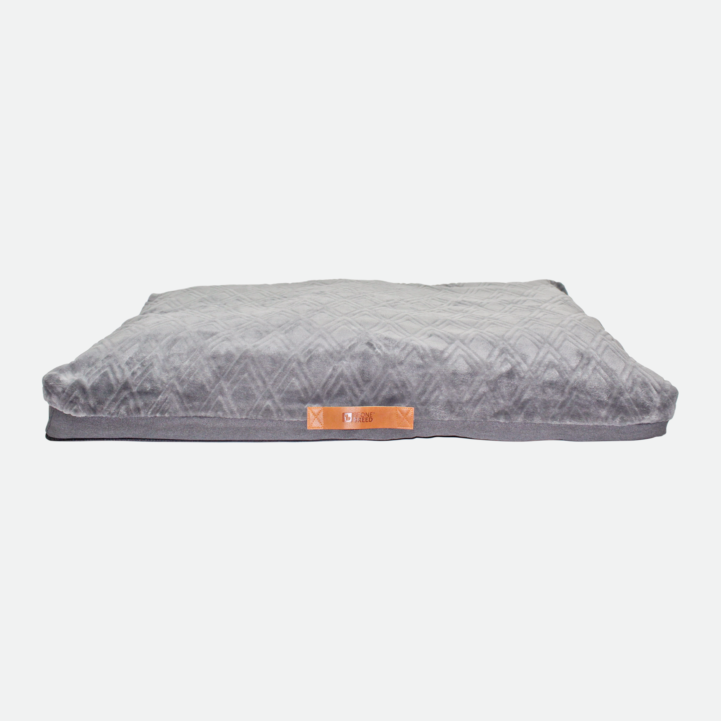 Memory foam pet bed, steal gray style