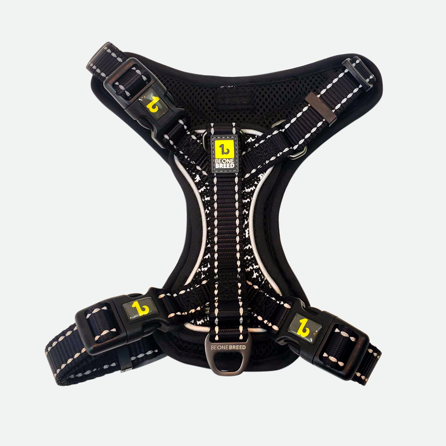 Mesh comfy harness for dog, black