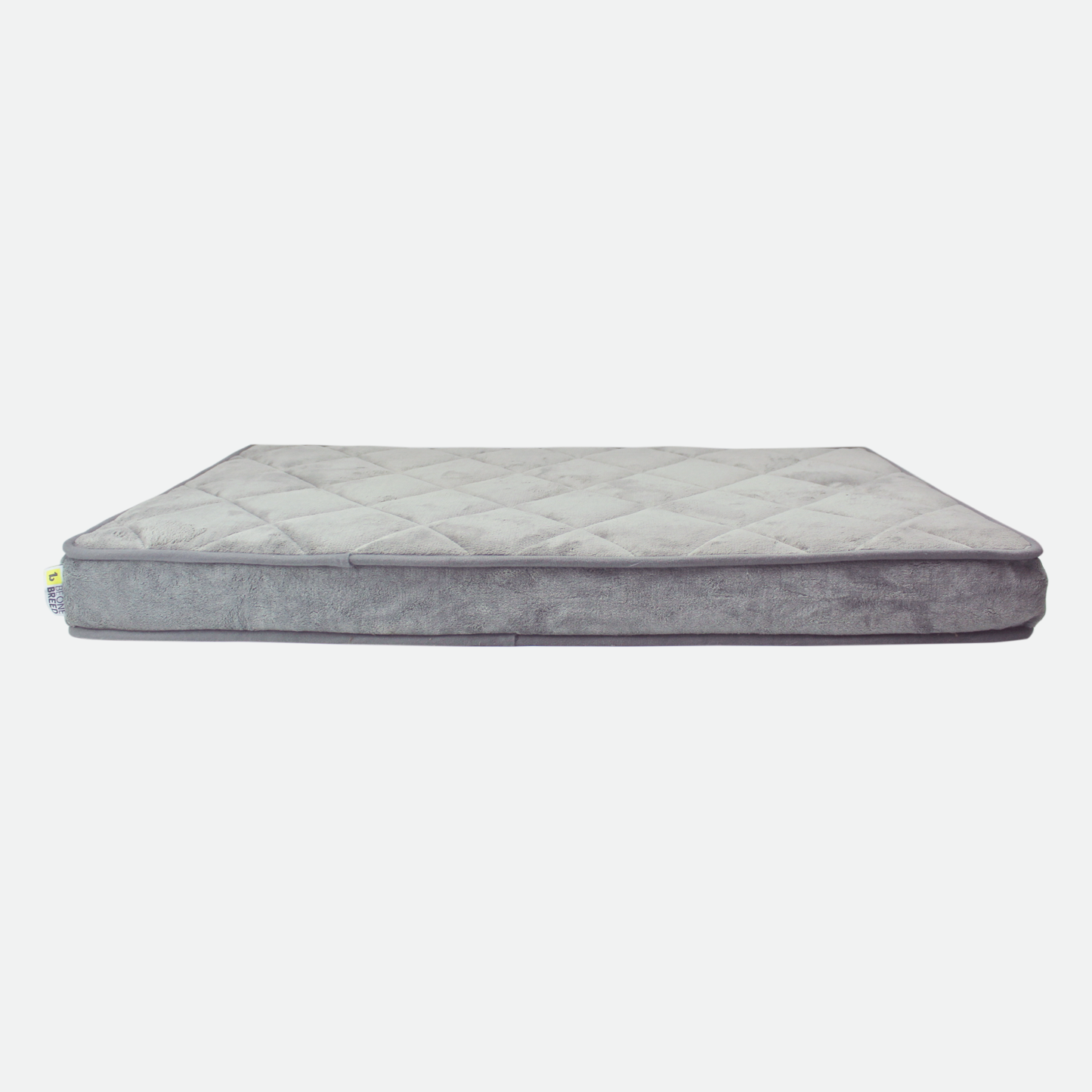 Orthopedic memory foam dog bed, gray