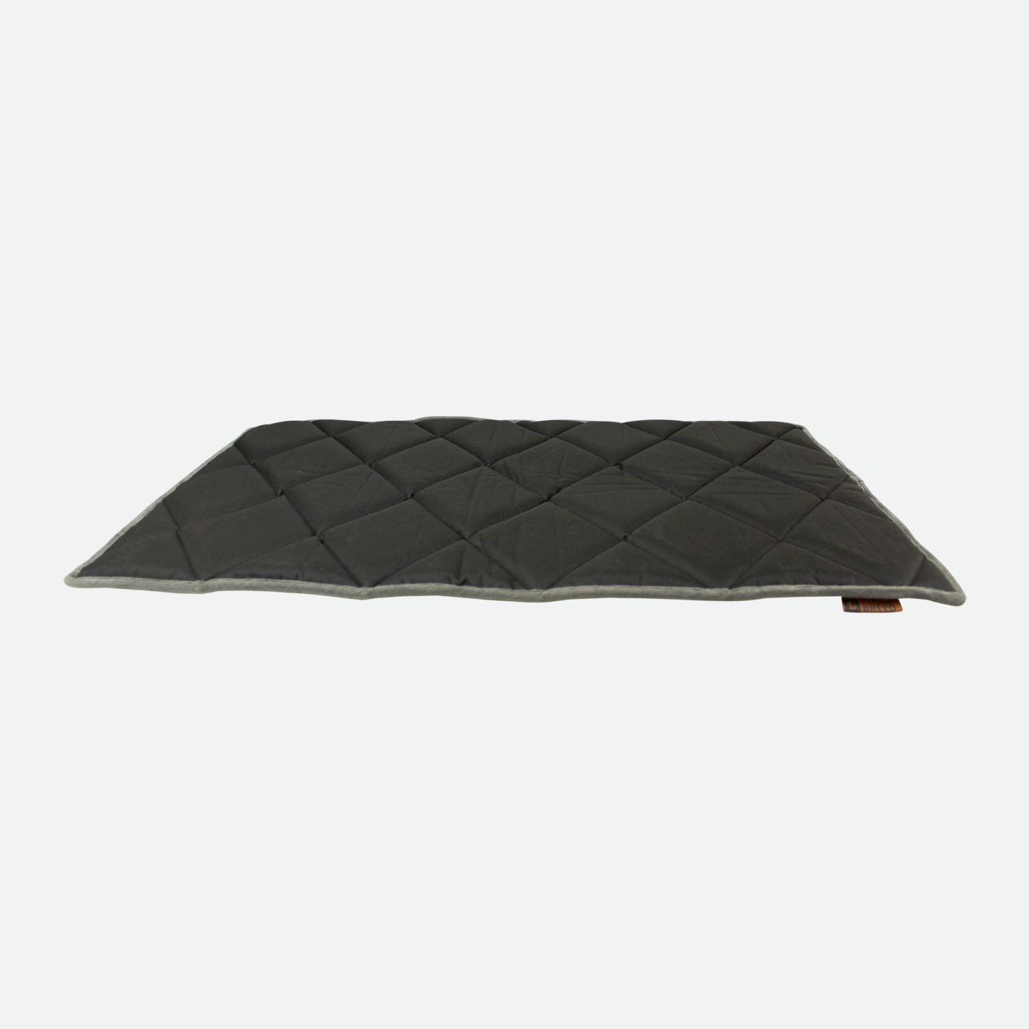 Crate mat bed for dog, dark gray