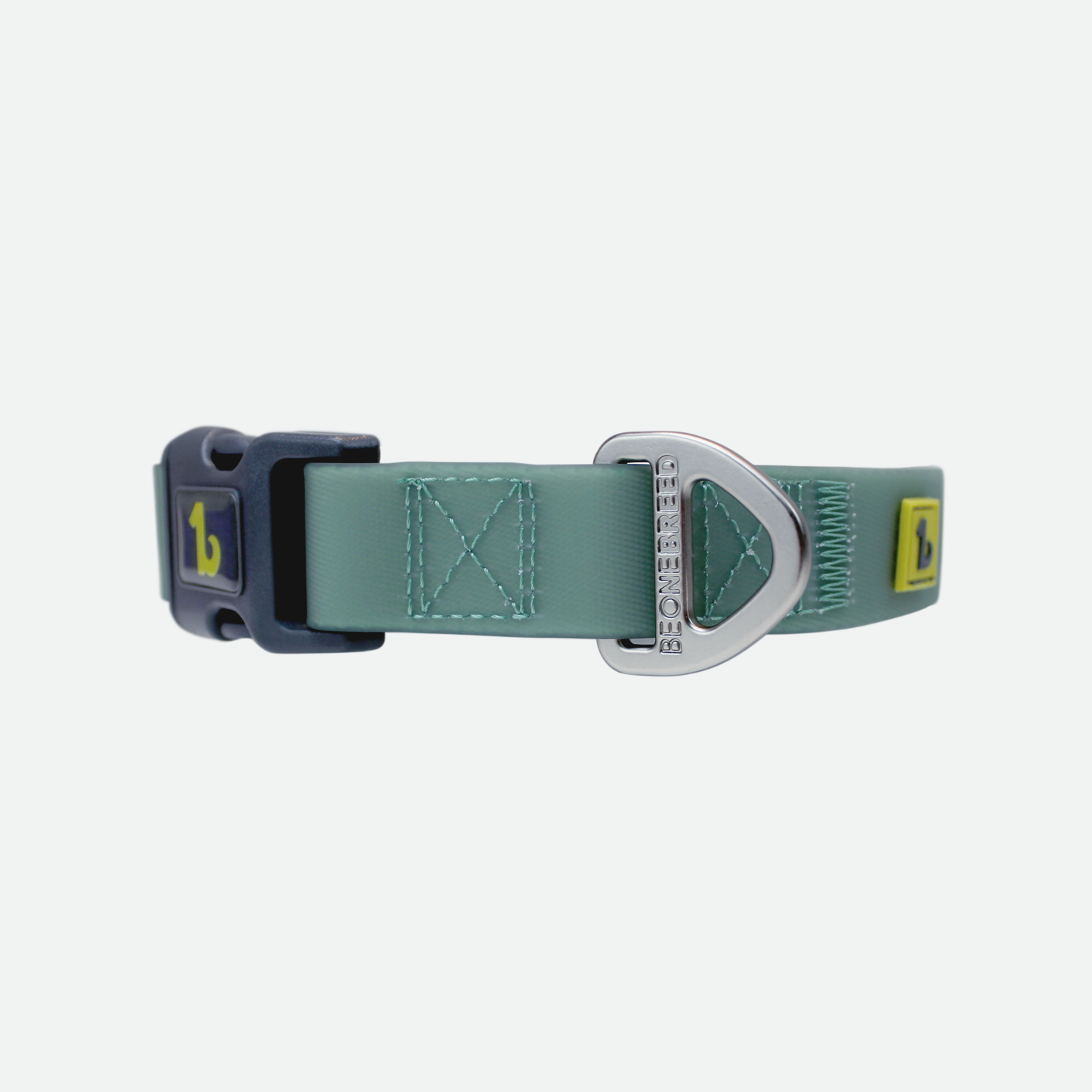 Silicone collar for dog, sage style