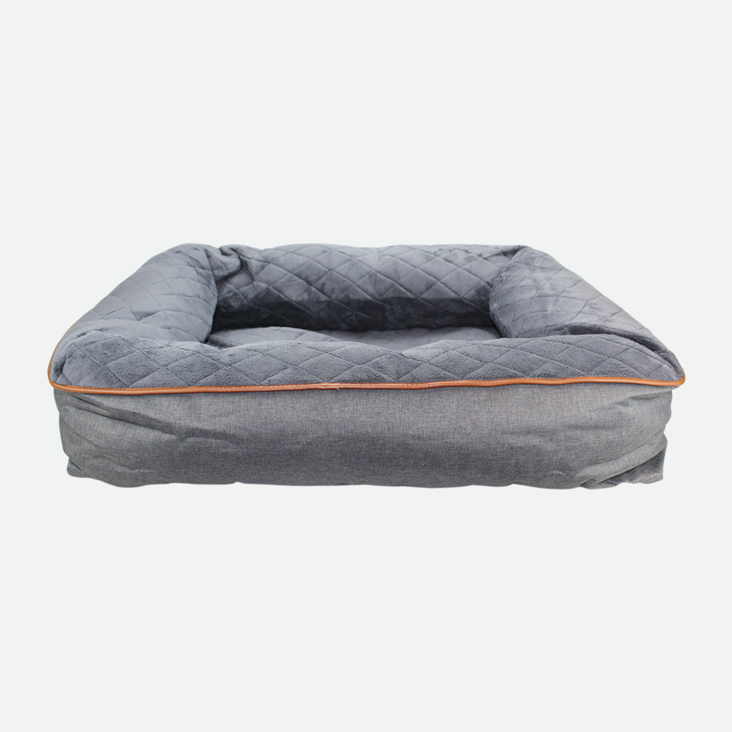 Comfy bed for dog, dark gray
