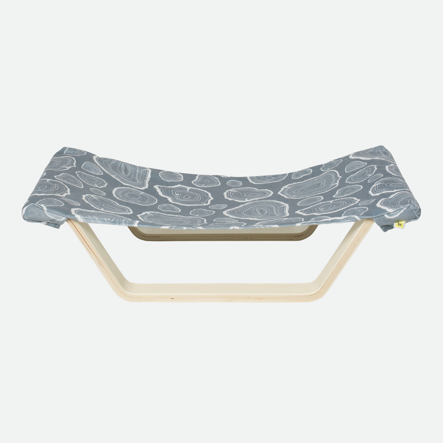 Wood hammock bed for cat, gray