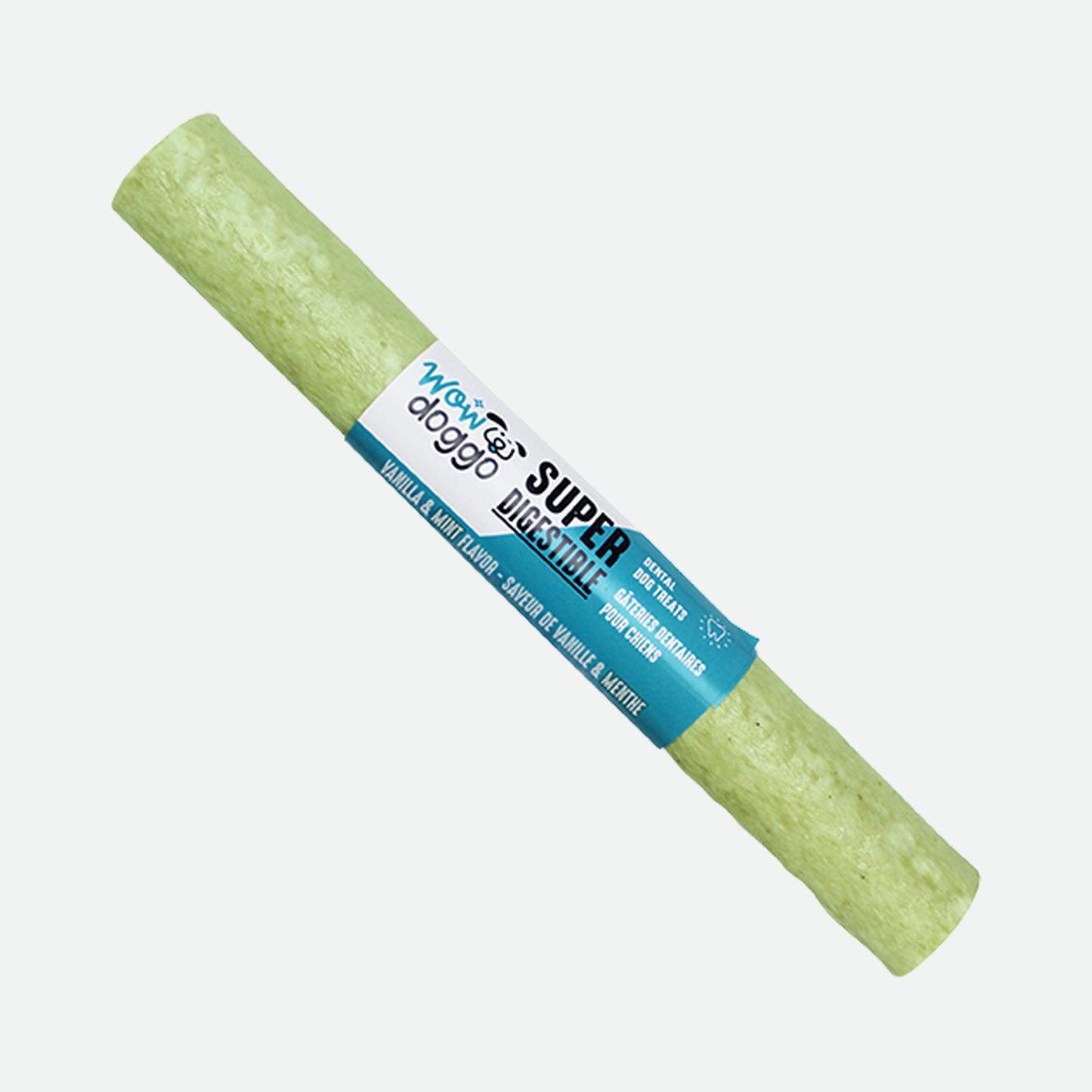 Dental chew bone for dog, mint vanilla