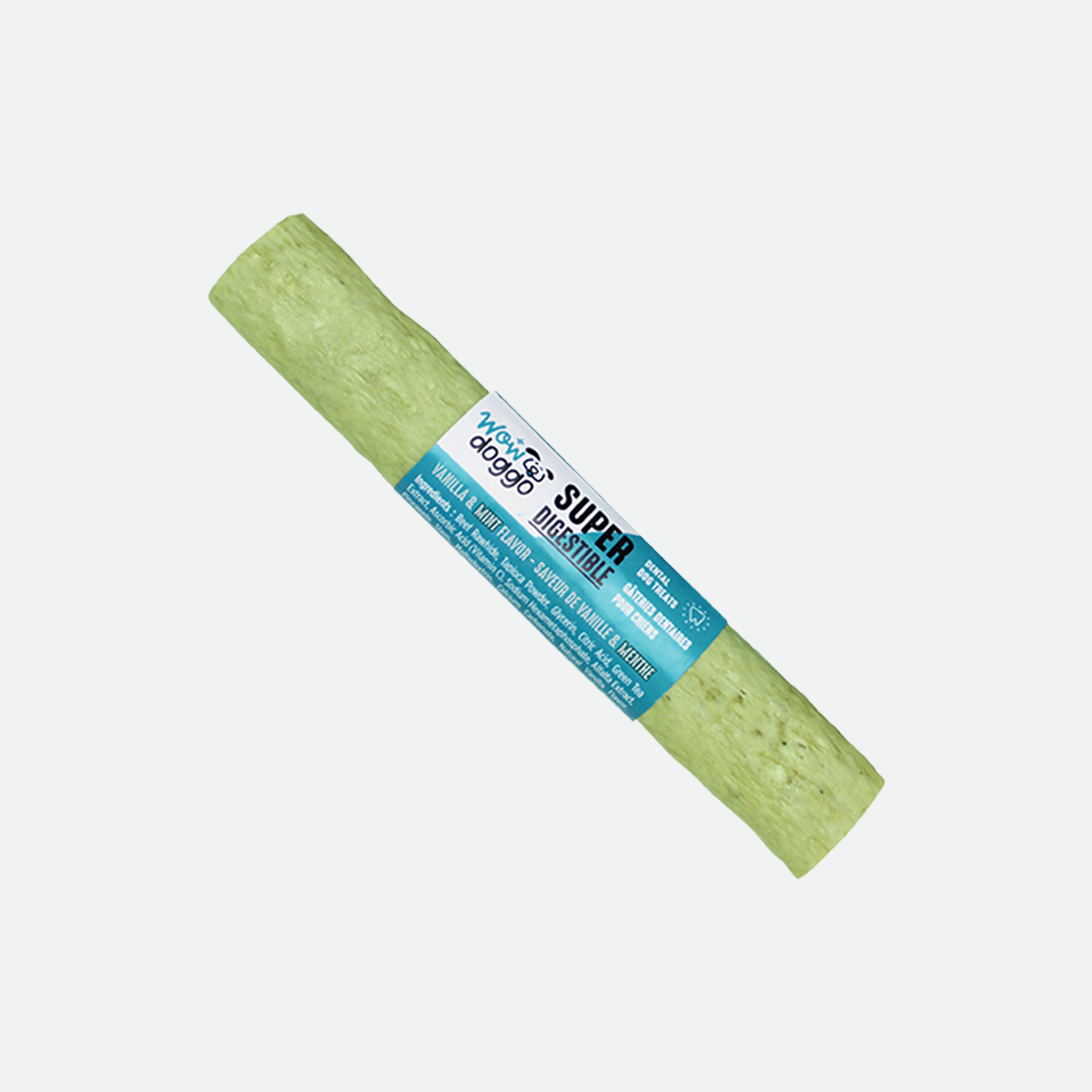 Dental chew bone for dog, mint vanilla